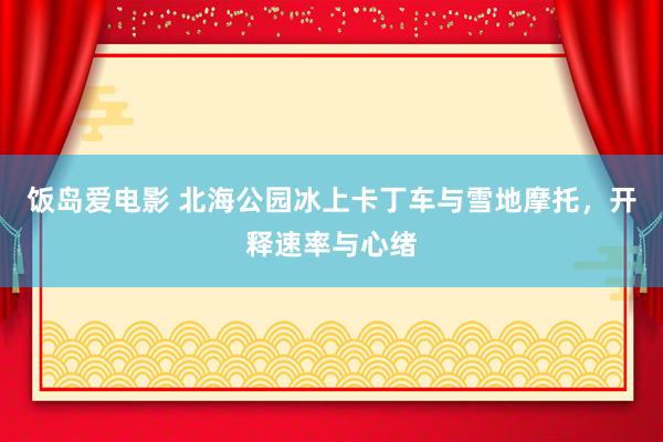 饭岛爱电影 北海公园冰上卡丁车与雪地摩托，开释速率与心绪